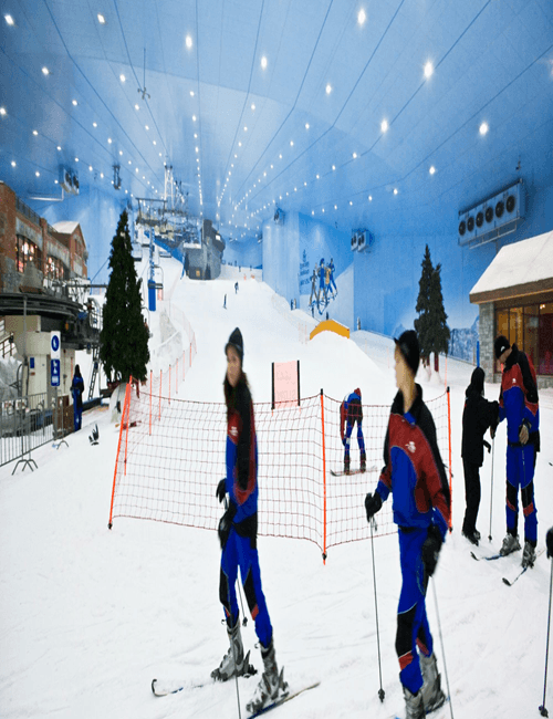 Indoor Skiing at Ski Dubai